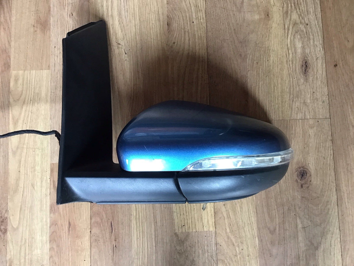 VOLKSWAGEN TOURAN PASSENGER'S SIDE N/S DOOR MIRROR PACIFIC BLUE LA5J 2010 20154