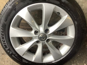 VAUXHALL CORSA D ALLOY WHEEL 16'' AND TYRE 195X55X16 13374019 2006 20143