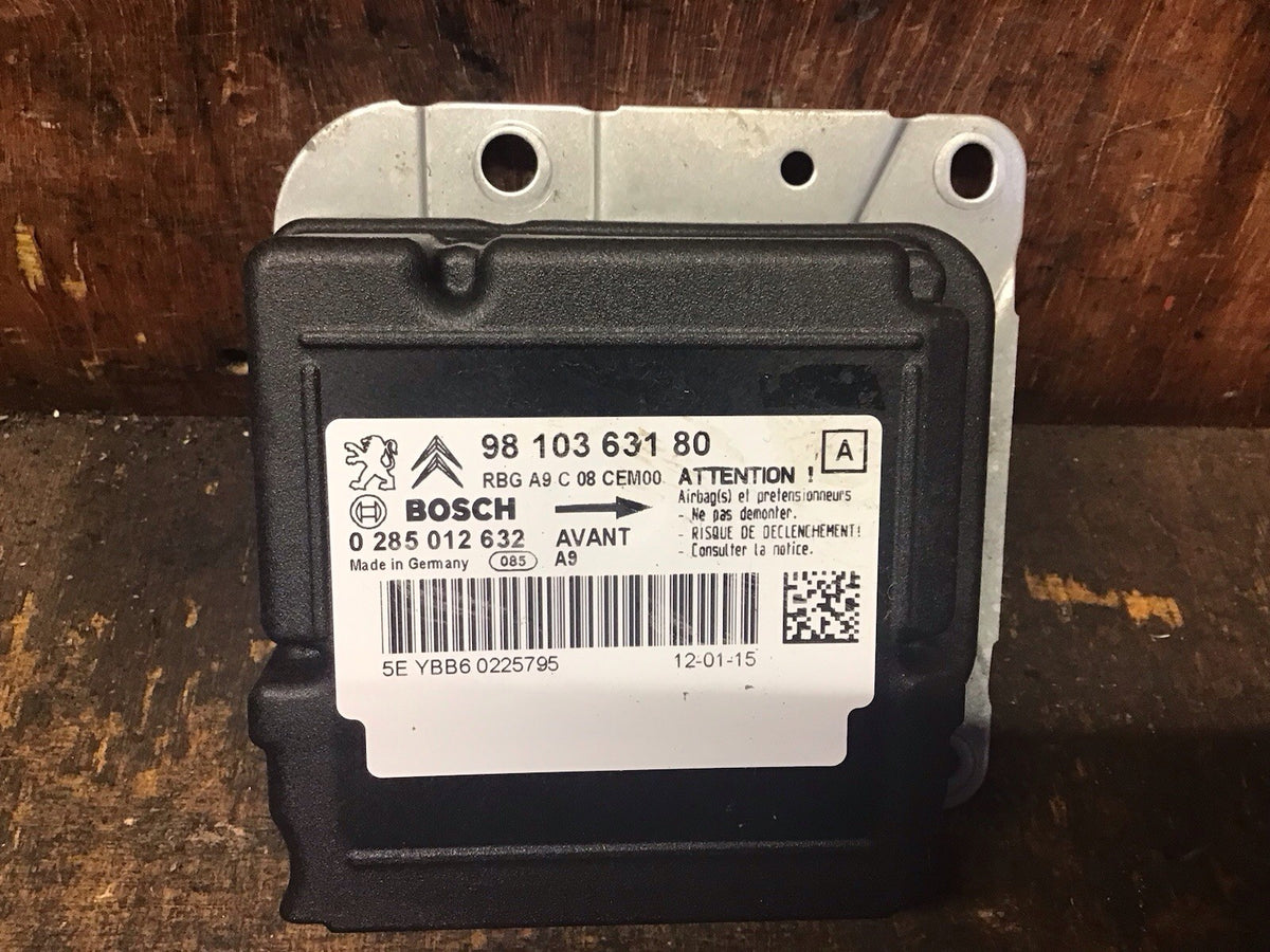 PEUGEOT 208 AIR BAG MODULE SENSOR ECU 9810363180 2013 20193