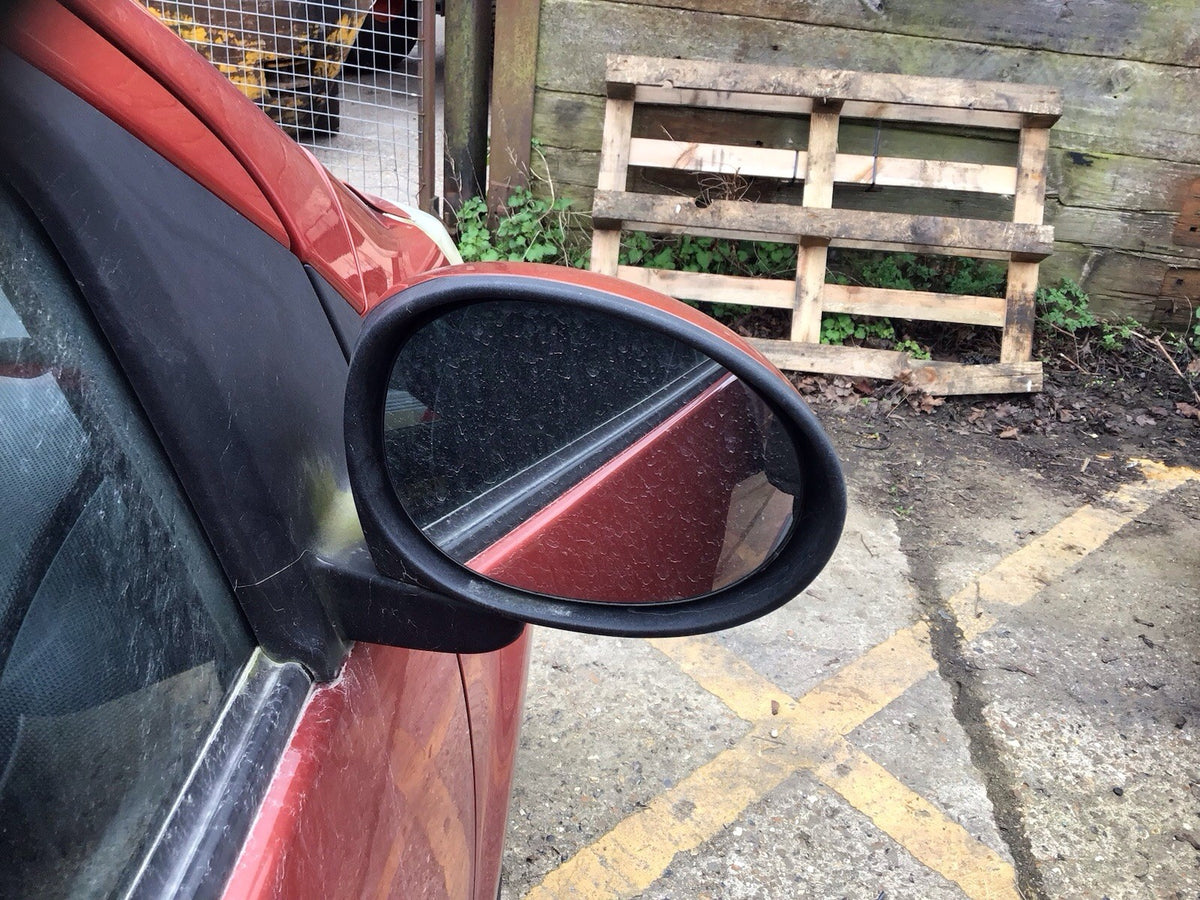 PEUGEOT 107 DRIVER'S SIDE O/S DOOR MIRROR ORANGE MADALINE KHF 2005 20134