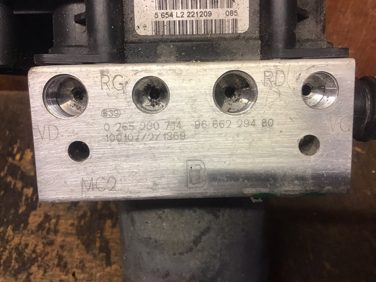 PEUGEOT 308 ABS PUMP MODULE 9666229480 0265230714 2008 20132