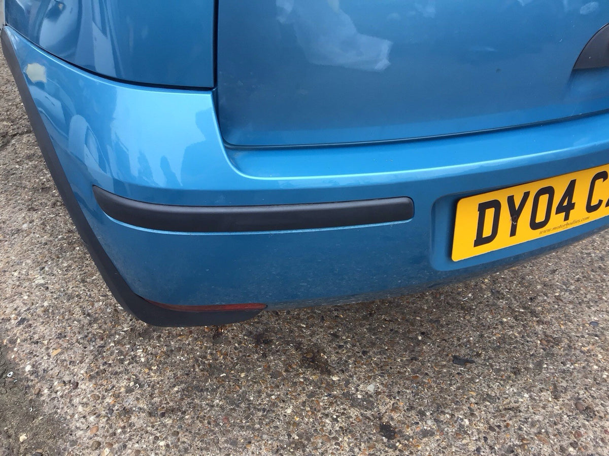 VAUXHALL CORSA C REAR BUMPER LIGHT BLUE METALLIC PAINT CODE Z20N 2001 200610