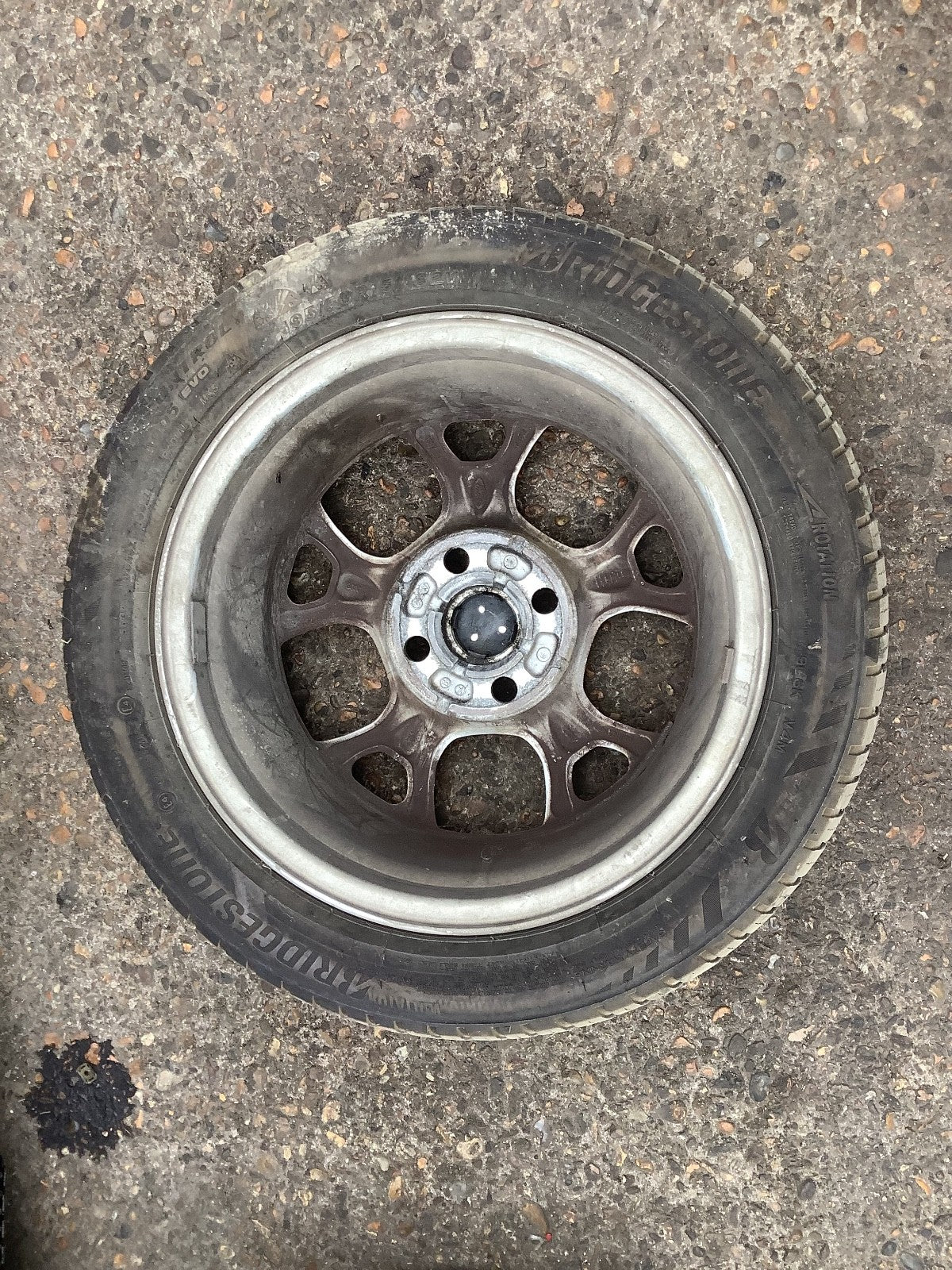 FORD FIESTA MK7 ALLOY WHEEL 15'' WITH TYRE 195X50X15 BA6J 1007 GA 2009 20177