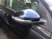 VOLKSWAGEN GOLF MK6 DRIVER'S SIDE MIRROR DEEP BLACK LC9X 2009 20121