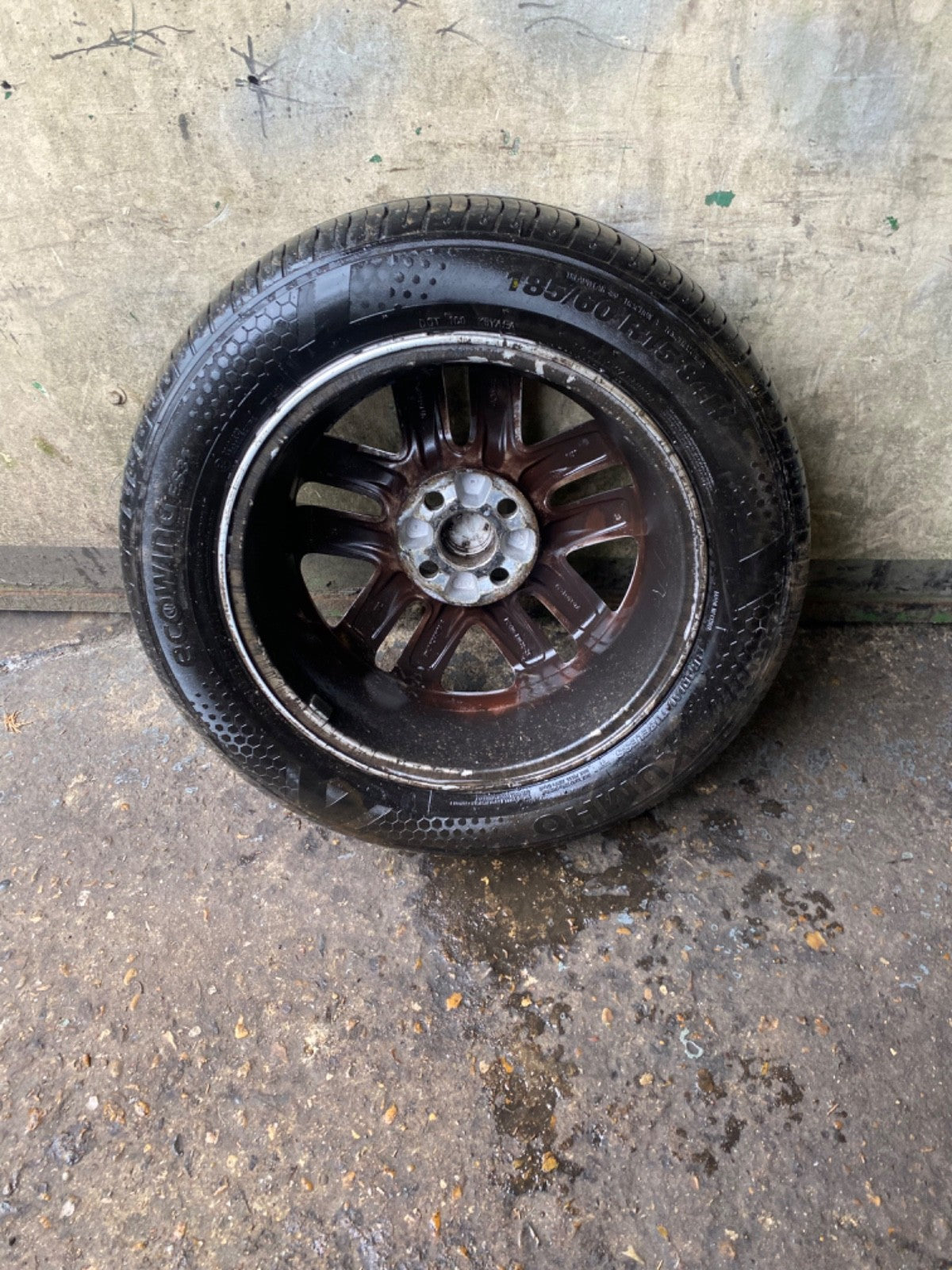 TOYOTA YARIS MK2 ALLOY WHEEL 15'' PZ406 B0675 ZC WITH TYRE 185X60X15 2006 20117