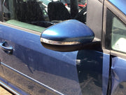 VOLKSWAGEN TOURAN DRIVER'S SIDE O/S DOOR MIRROR PACIFIC BLUE LA5J 2010 20152
