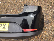SEAT IBIZA FR REAR BUMPER 5 DOOR 6J4807421 BLACK LZ9Y 2011 20158