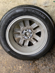 TOYOTA YARIS MK2 ALLOY WHEEL 15'' PZ406 B0675 ZC WITH TYRE 185X60X15 2006 201110
