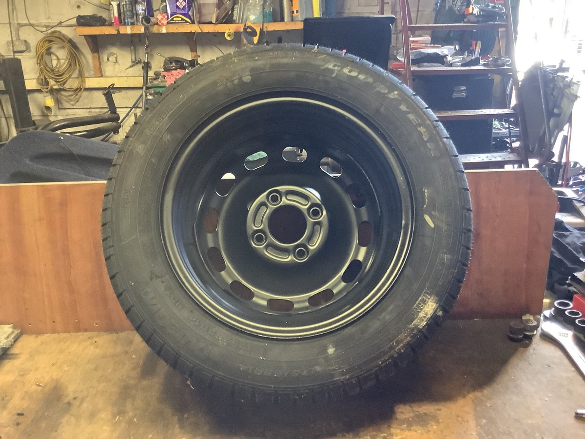 FORD FIESTA MK7 SPARE WHEEL 14'' STEEL RIM TYRE 175X65X14 2009 20176