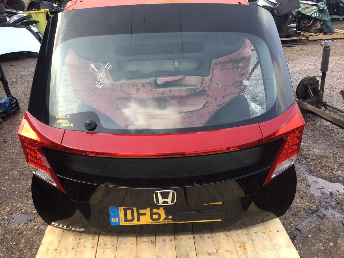 HONDA CIVIC MK9 TAILGATE CHRYSTAL BLACK NH731P 2012 20175