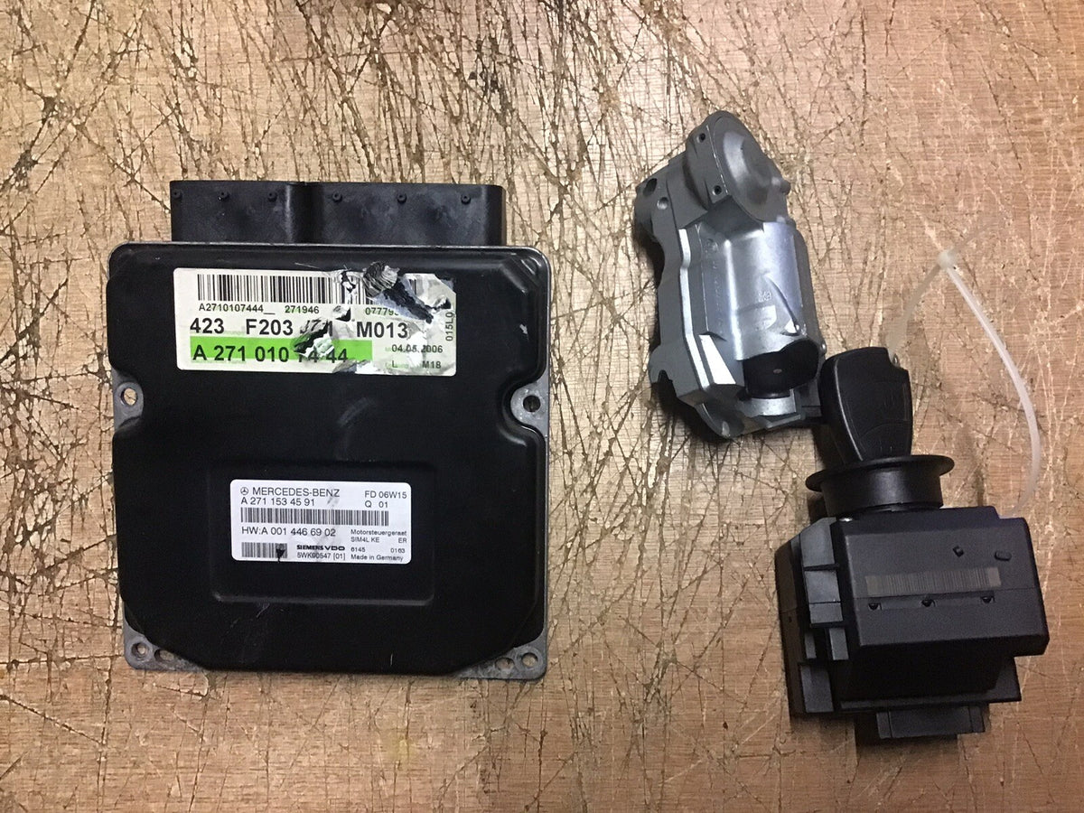 MERCEDES C180 COMPRESSOR ECU KIT A2711534591 W203 SIEMENS 5WK90547 2005 20090