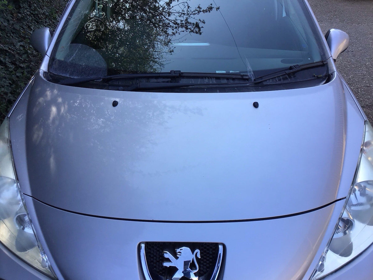 PEUGEOT 207 BONNET SILVER METALLIC PAINT CODE EZR 2006-20125