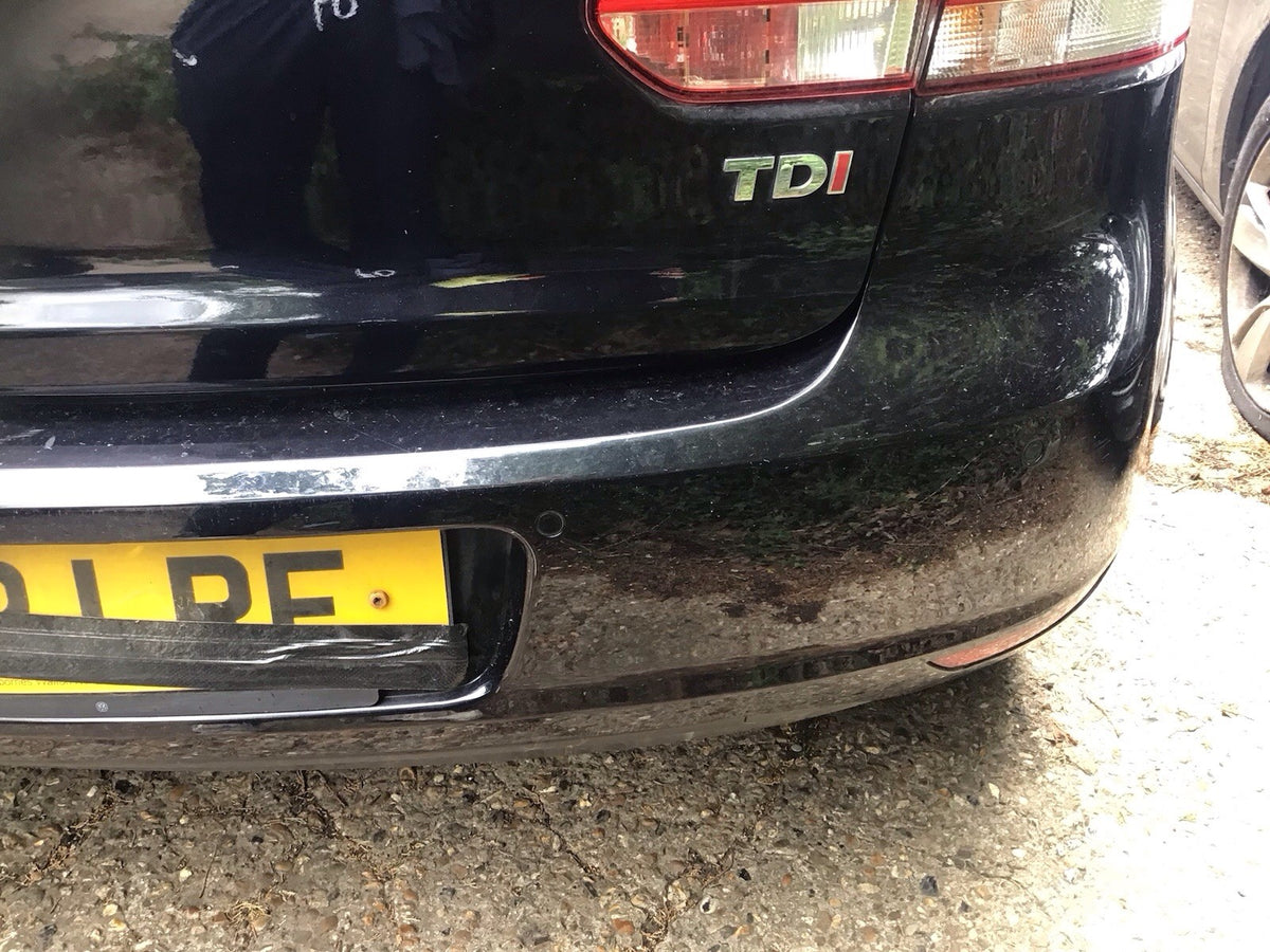 VOLKSWAGEN GOLF MK6 REAR BUMPER DEEP BLACK LC9X 2009 20128