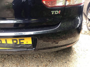 VOLKSWAGEN GOLF MK6 REAR BUMPER DEEP BLACK LC9X 2009 20128