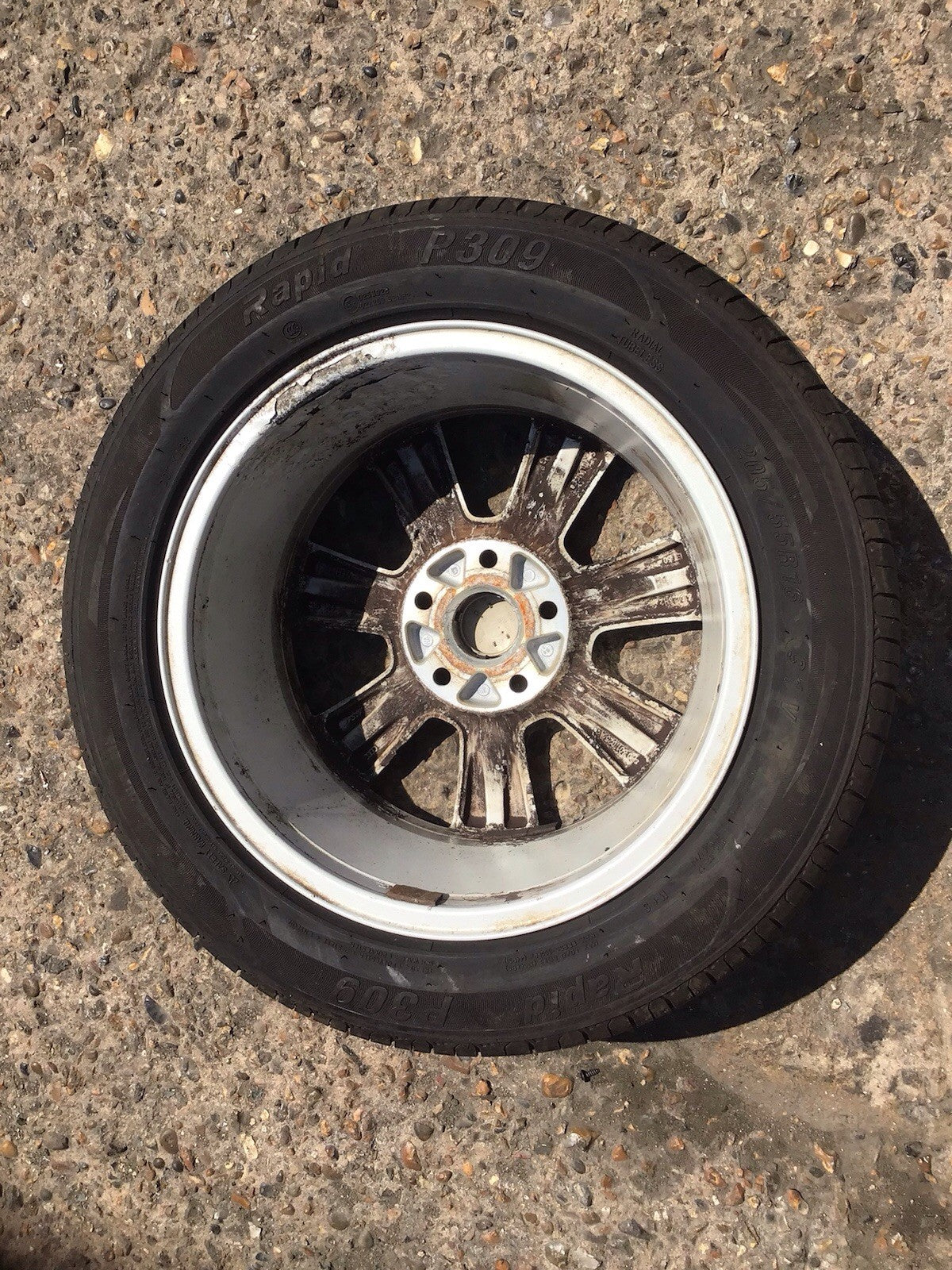 AUDI A3 8P ALLOY WHEEL 16'' TYRE 205X55X16 8P0601025A 2004 20086