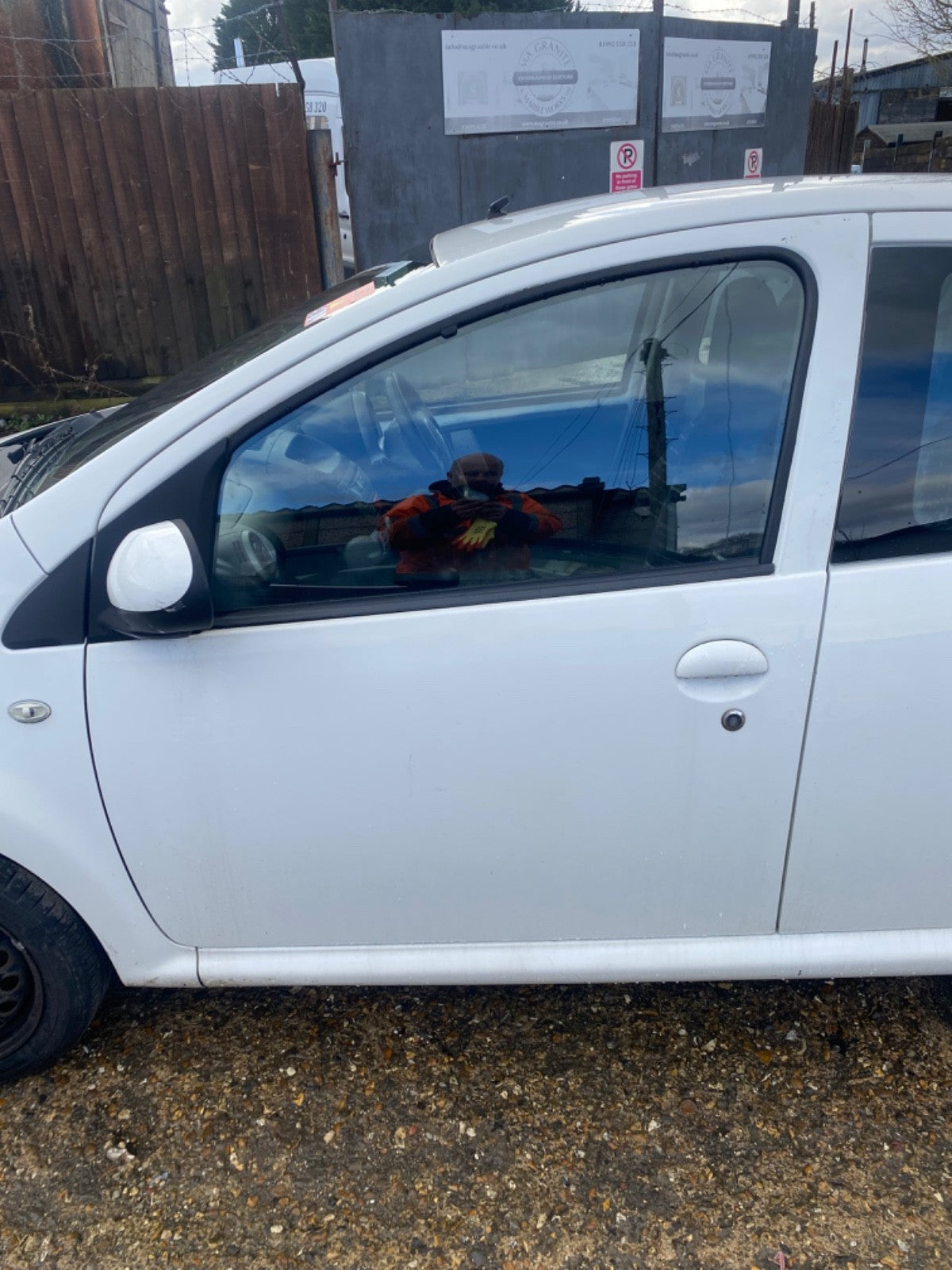 PEUGEOT 107 CITROEN C1 PASSENGER'S SIDE N/S FRONT DOOR WHITE KWD 5 DOOR 05 131
