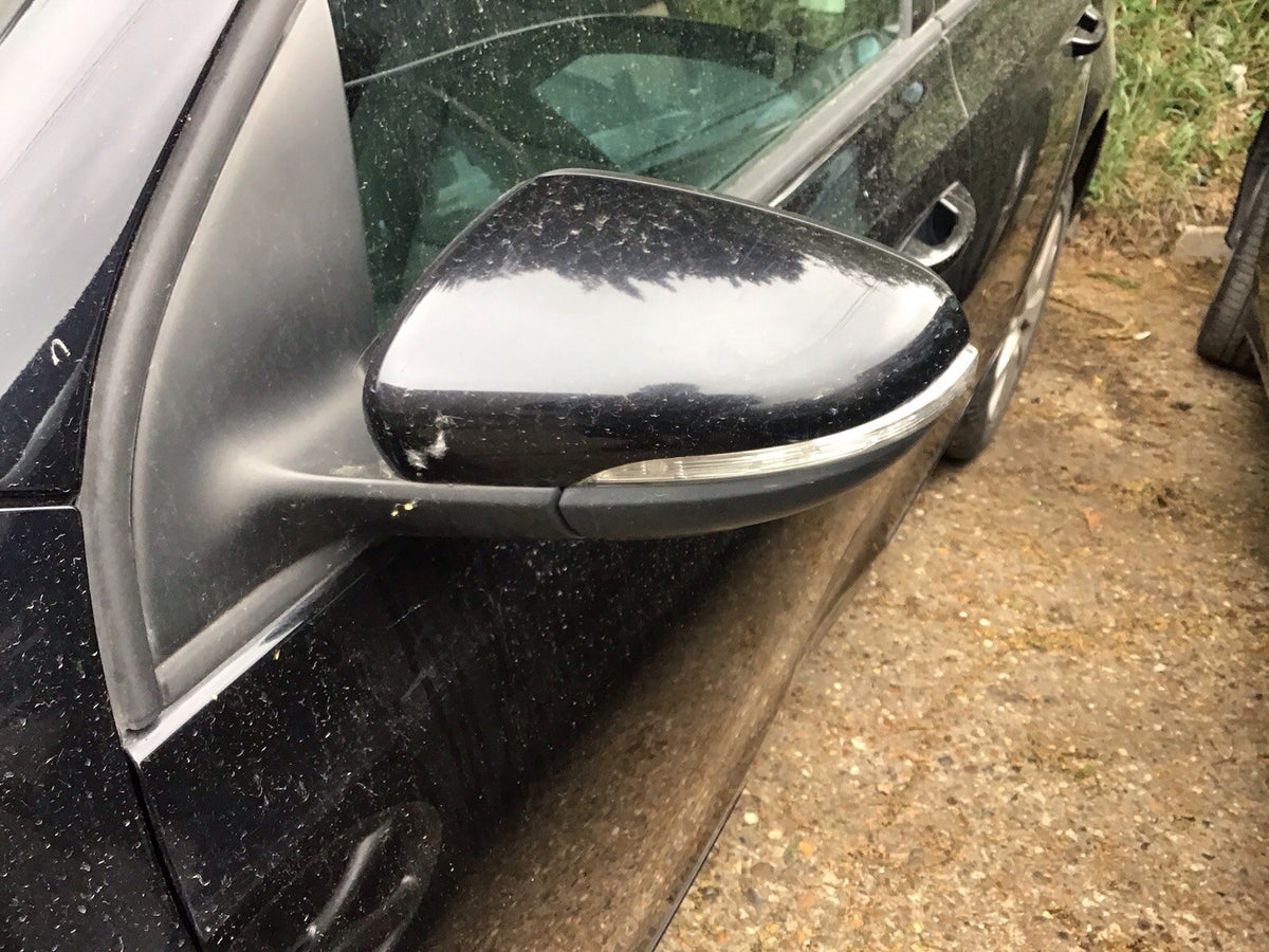 VOLKSWAGEN GOLF MK6 PASSENGER'S SIDE MIRROR DEEP BLACK LC9X 2009 20120
