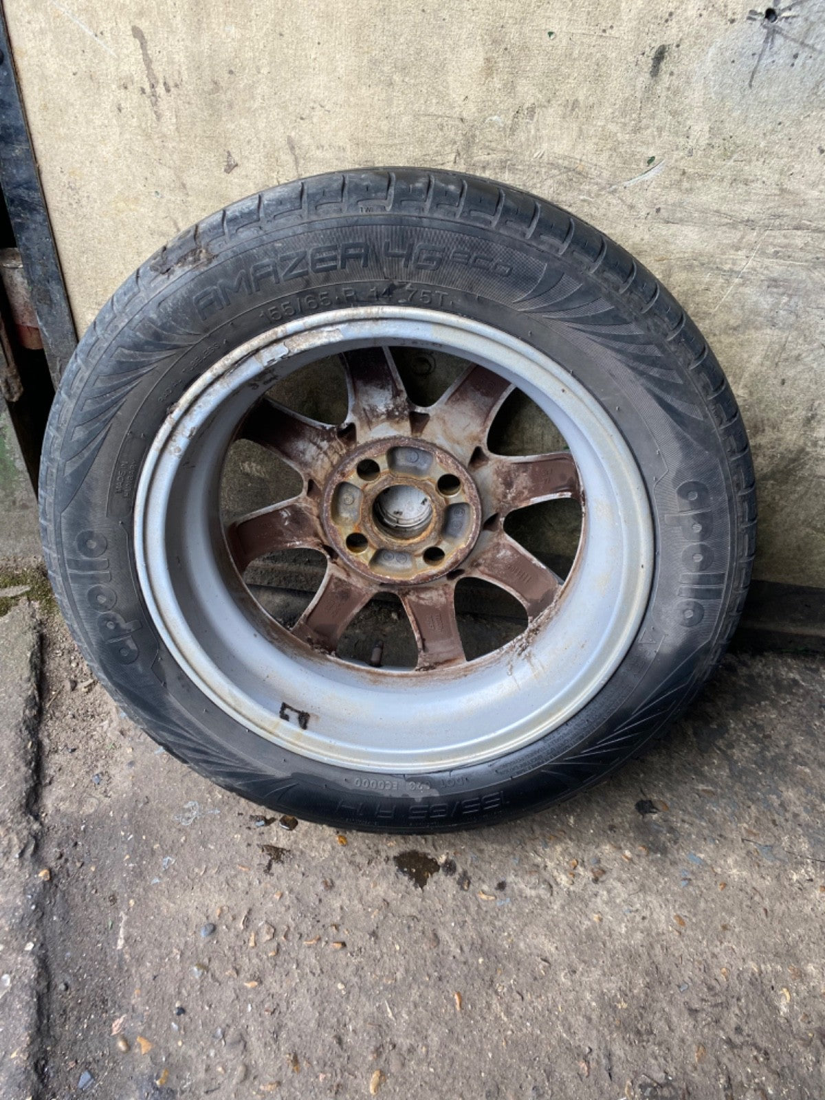TOYOTA AYGO MK1 ALLOY WHEEL 14'' TYRE 155X65X14  2005 20145
