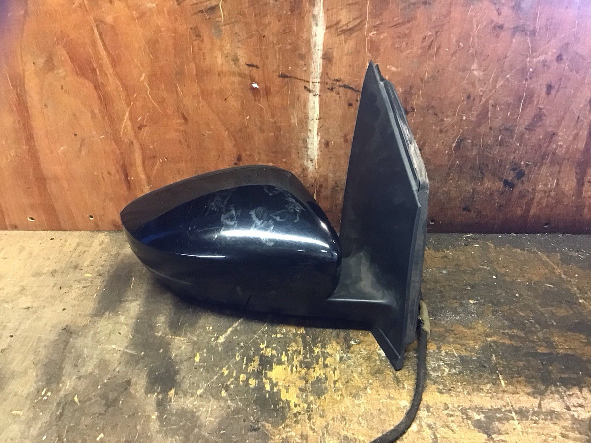 VOLKSWAGEN POLO 6R DRIVERS SIDE O/S WING MIRROR BLACK PEARL LC9X  2009 20170