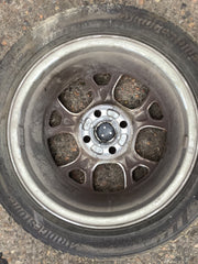 FORD FIESTA MK7 ALLOY WHEEL 15'' WITH TYRE 195X50X15 BA6J 1007 GA 2009 20178