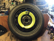 VOLKSWAGEN GOLF MK7 SPARE WHEEL 16'' STEEL RIM TYRE 125X70X16 2160927 2009 20200