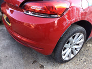 VOLKSWAGEN SCIROCCO REAR BUMPER RED PAINT CODE LA3H 2008 201311