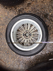 PEUGEOT 207 ALLOY WHEEL 15'' 9686100080 TYRE 205X55X15 2006 20127