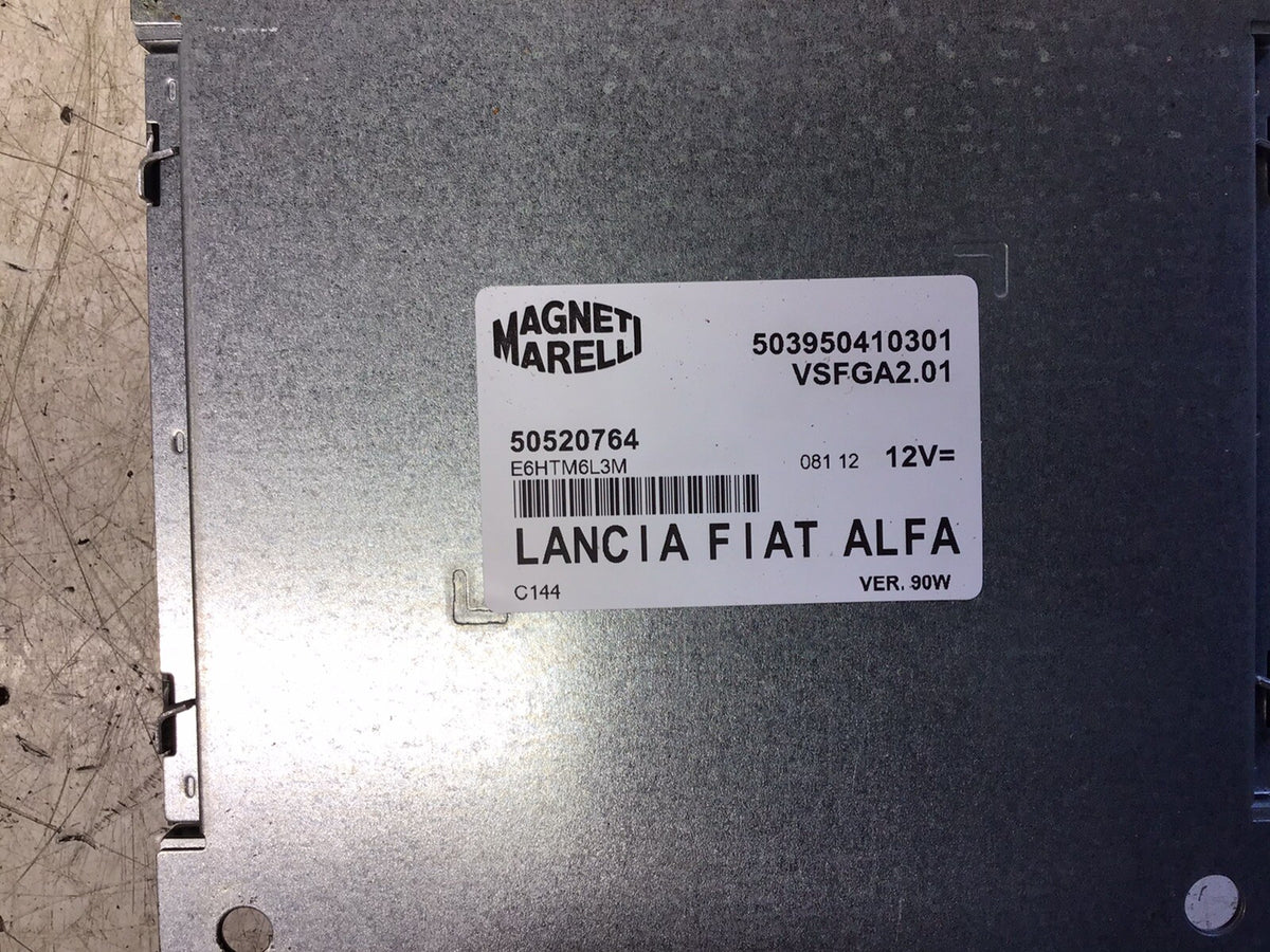 FIAT 500 RADIO CD PLAYER ECU 50520764 2009 20161