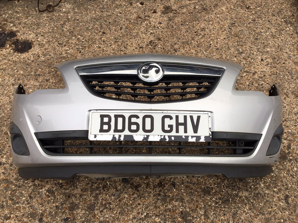 VAUXHALL MERIVA B FRONT BUMPER IN SILVER PAINT CODE Z157 2AU 2010 20171