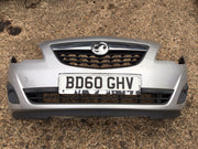 VAUXHALL MERIVA B FRONT BUMPER IN SILVER PAINT CODE Z157 2AU 2010 20171