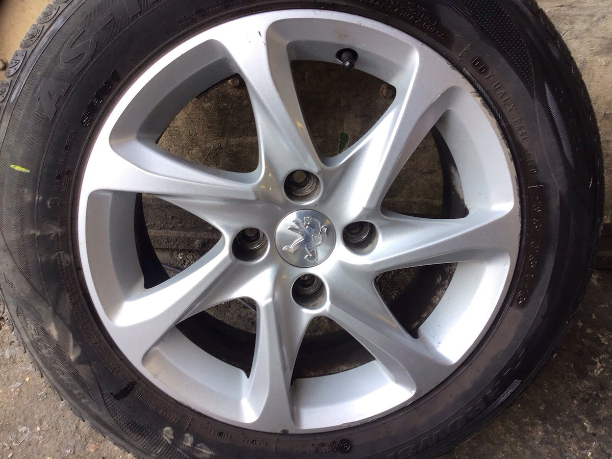 PEUGEOT 208 MK1 ALLOY WHEEL 15'' TYRE 185X65X15 9673773577 2012 20192