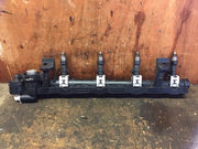 FORD FIESTA MK7 1.25 FUEL RAIL VP8A6U AA WITH INJECTORS 0280158207 2009 20177