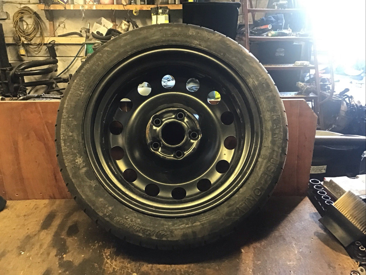 VOLKSWAGEN GOLF MK7 SPARE WHEEL 16'' STEEL RIM TYRE 125X70X16 2160927 2009 20206