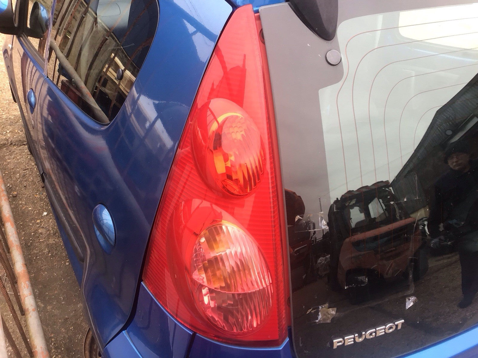 PEUGEOT 107 PASSENGER'S SIDE N/S REAR LIGHT 2005 20121