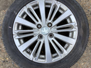 PEUGEOT 208 ALLOY WHEEL 16'' 9808137577 TYRE 195X55X15 2012 20194