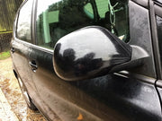SEAT ALTEA DRIVER'S SIDE DOOR MIRROR PHANTOM BLACK METALLIC LZ9Y 2009 20140