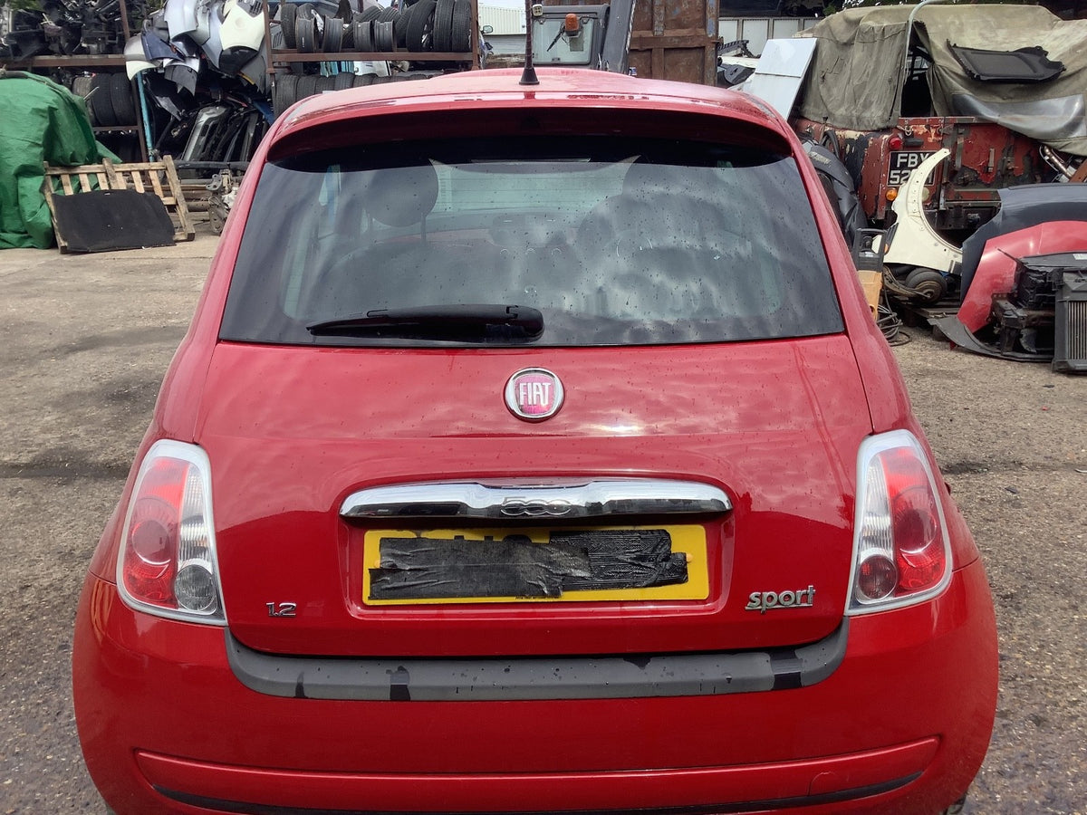 FIAT 500 TAILGATE IN ROSSO RED  PAINT CODE 111A BARE 2008 20151