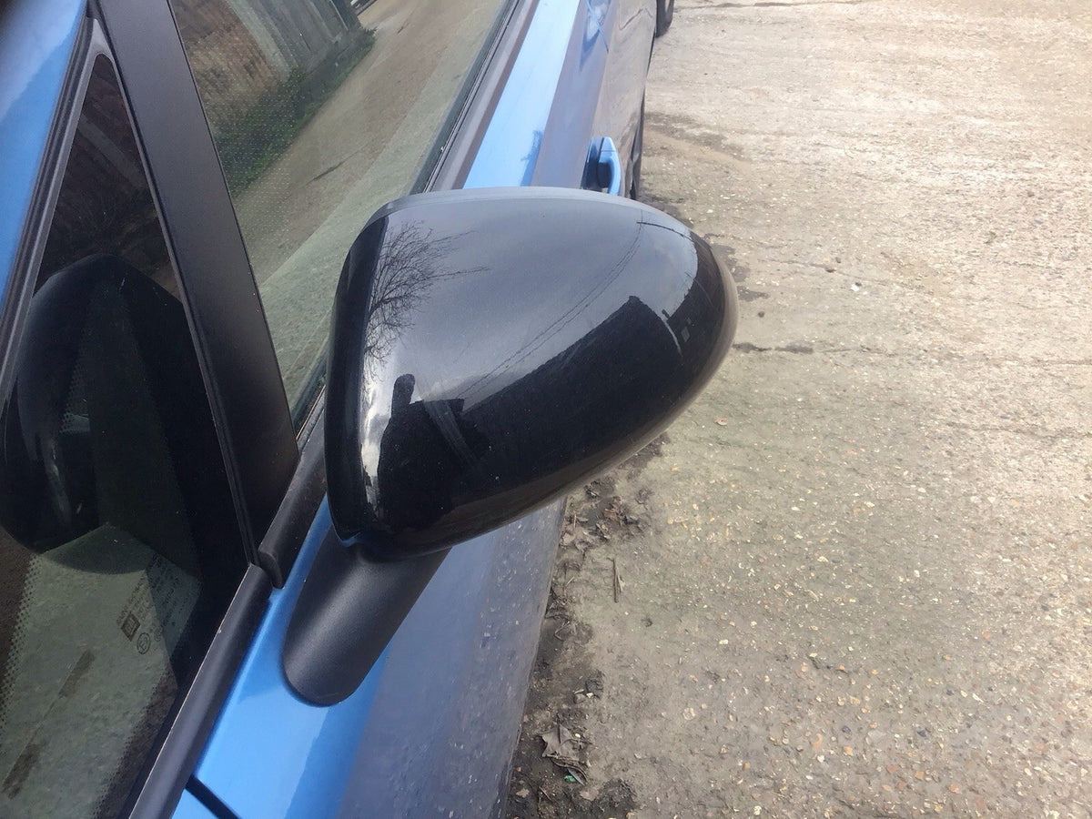 VAUXHALL CORSA E PASSENGERS SIDE N/S WING MIRROR CARBON BLACK Z22C 2015 20191