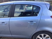 VAUXHALL CORSA D PASSENGER SIDE N/S REAR DOOR CRINAN BLUE Z22R 5 DOOR 2006 20143