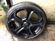 FORD FIESTA  ST BLACK ALLOY WHEEL AND TYRE 17" C1BC TBFC2