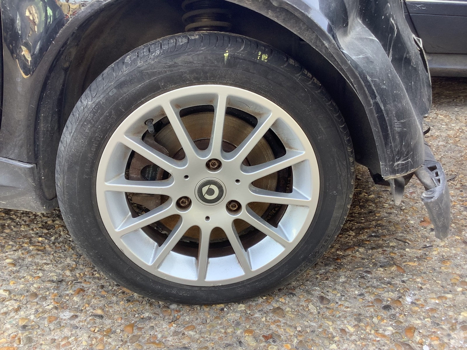 SMART FORTWO FRONT WHEEL ALLOY 15'' TYRE 155X60X15 2007 20141