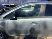 VAUXHALL CORSA D PASSENGERS SIDE N/S FRONT DOOR IN SILVER LAKE CODE Z179 2006-2014