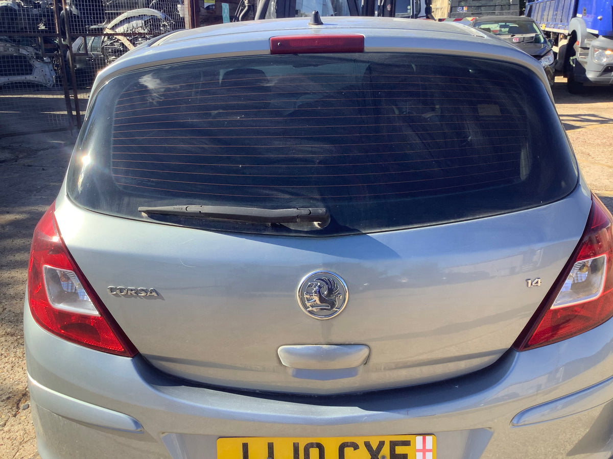 VAUXHALL CORSA D TAILGATE IN SILVER LAKE CODE Z179 2006-2014