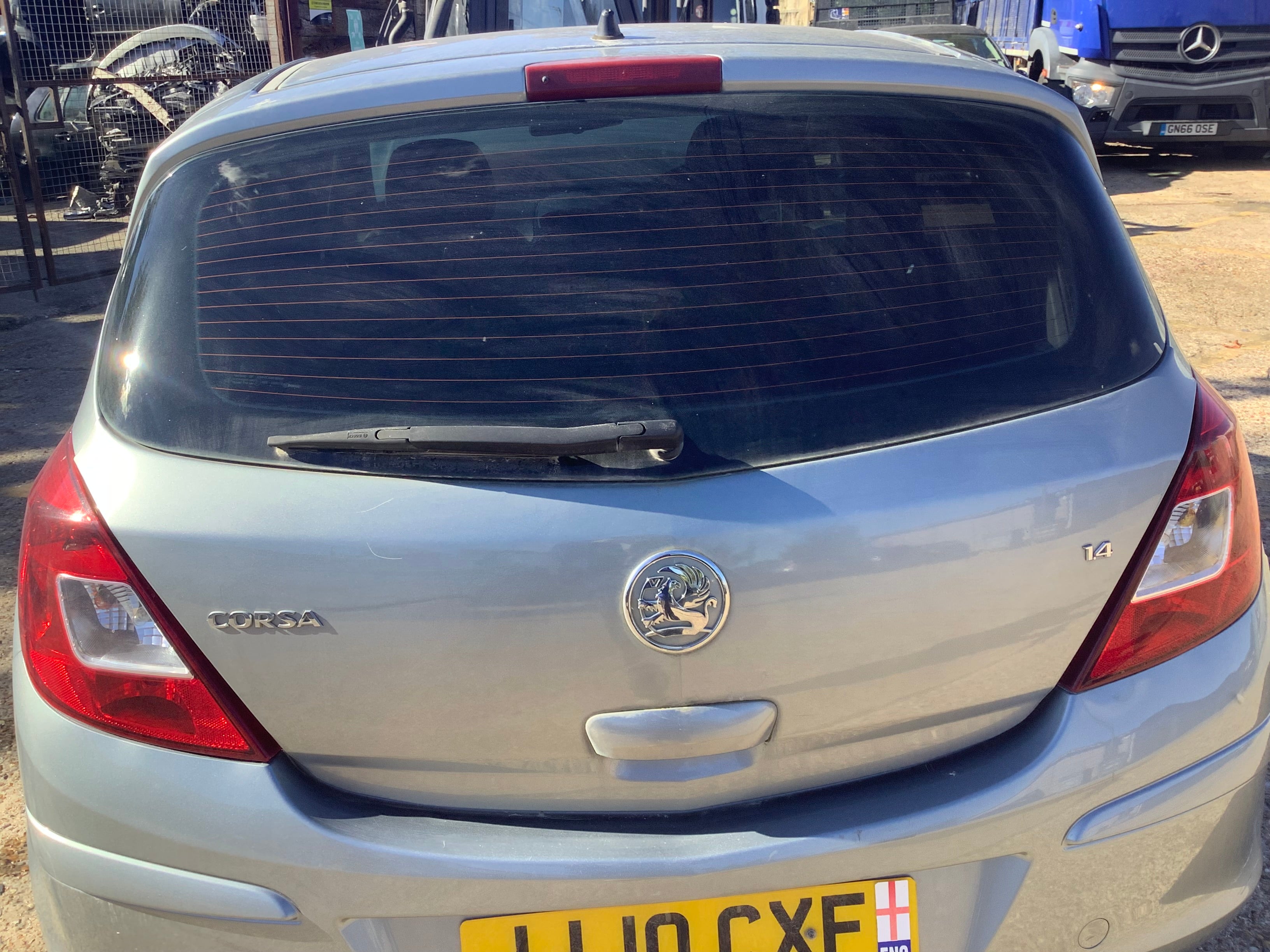 VAUXHALL CORSA D TAILGATE IN SILVER LAKE CODE Z179 2006-2014