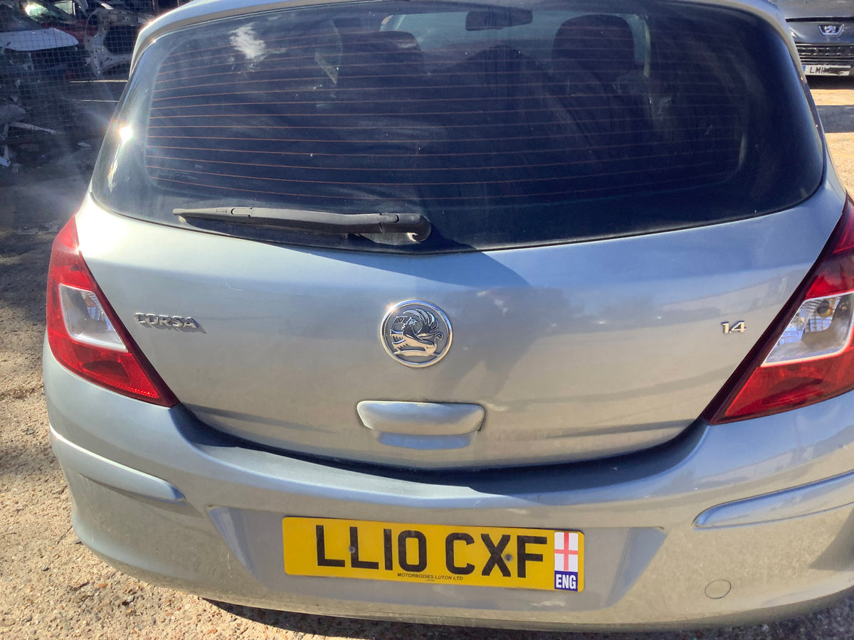 VAUXHALL CORSA D TAILGATE IN SILVER LAKE CODE Z179 2006-2014