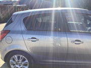 VAUXHALL CORSA D DRIVERS SIDE O/S REAR DOOR IN SILVER LAKE CODE Z179 2006-2014