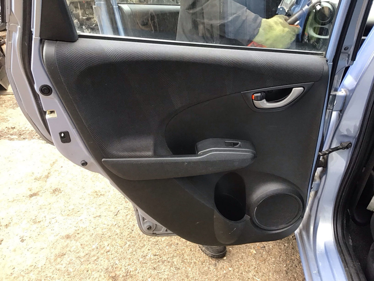 HONDA JAZZ MK3 PASSENGER'S SIDE N/S REAR DOOR SHERBET BLUE B549M  2009 20146