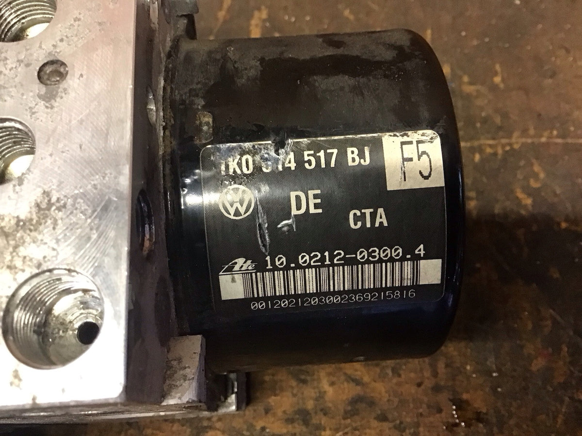 VOLKSWAGEN GOLF MK6 ABS PUMP MODULE 1K0614517BJ 1K0907309AN 2009 201213