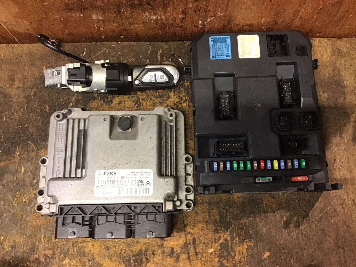 CITROEN DS3 1.6 HDI ECU KIT 9807885980 BOSCH 0281030436 9HP 2010 20151