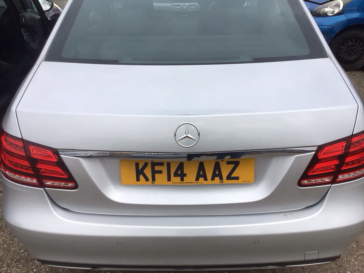 MERCEDES E CLASS W212 BOOT LID TAILGATE SALOON IRIDIUM SILVER  775 2009 20153